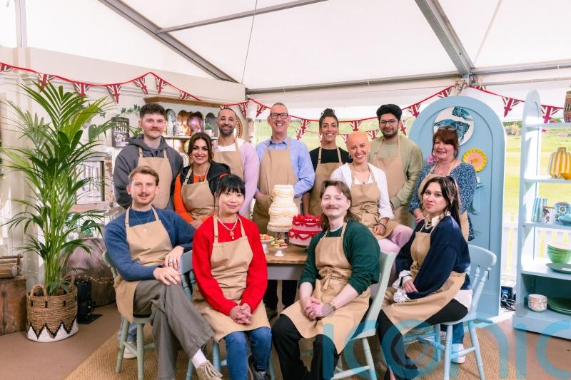 Roller-skating drag king and bridal designer compete on Great British Bake Off