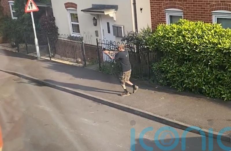 Officers were ‘covered in blood’ after Pc shot with a crossbow