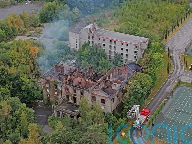 Girl, 14, arrested on suspicion of arson after manor house blaze