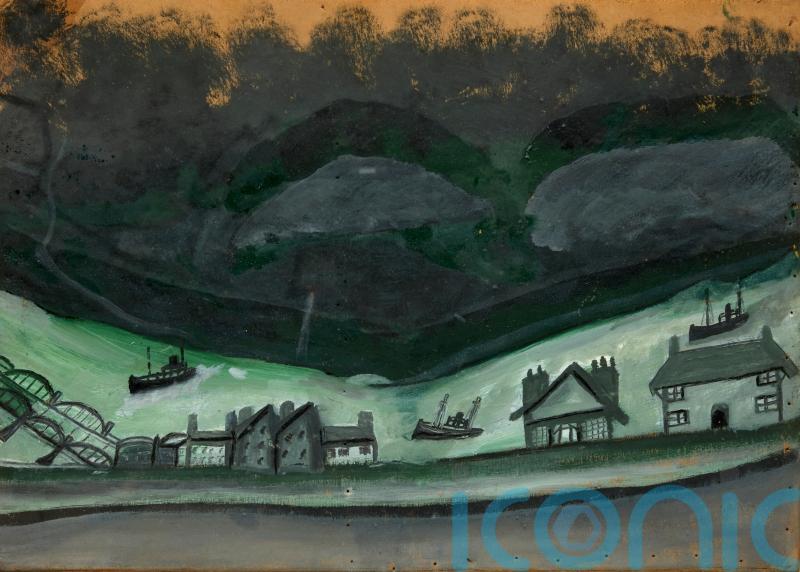 Newly rediscovered painting by Alfred Wallis could fetch £30,000 at auction
