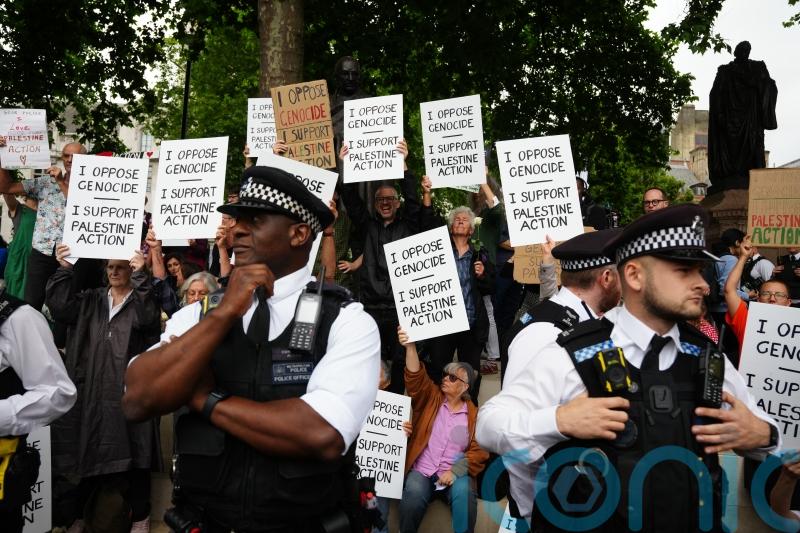 Five members of group supporting Palestine Action ‘arrested in police raids’