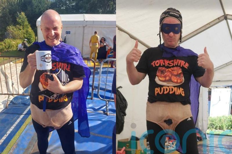 NHS worker who competed in Gravy Wrestling Championships to ‘escape nine-to-five job’ says he now has ‘gravy addiction’
