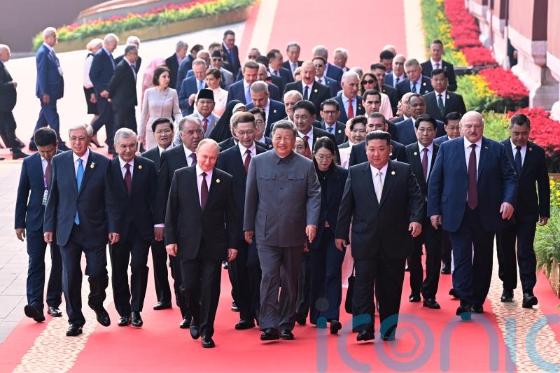 World leaders joined China’s military parade in show of solidarity with Beijing