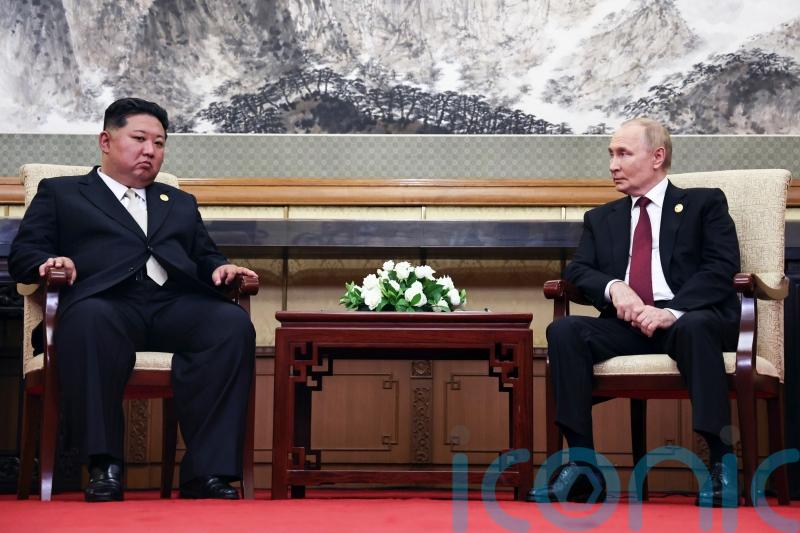 Vladimir Putin meets North Korea’s leader Kim Jong Un in Beijing