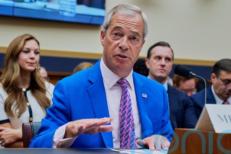 Nigel Farage meets with Donald Trump during Washington visit