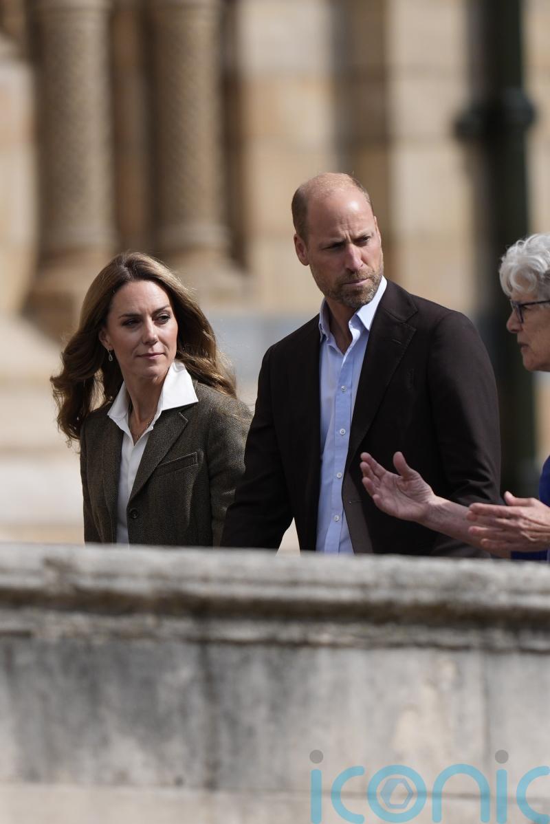 William and Kate arrive for tour of Natural History Museum’s gardens