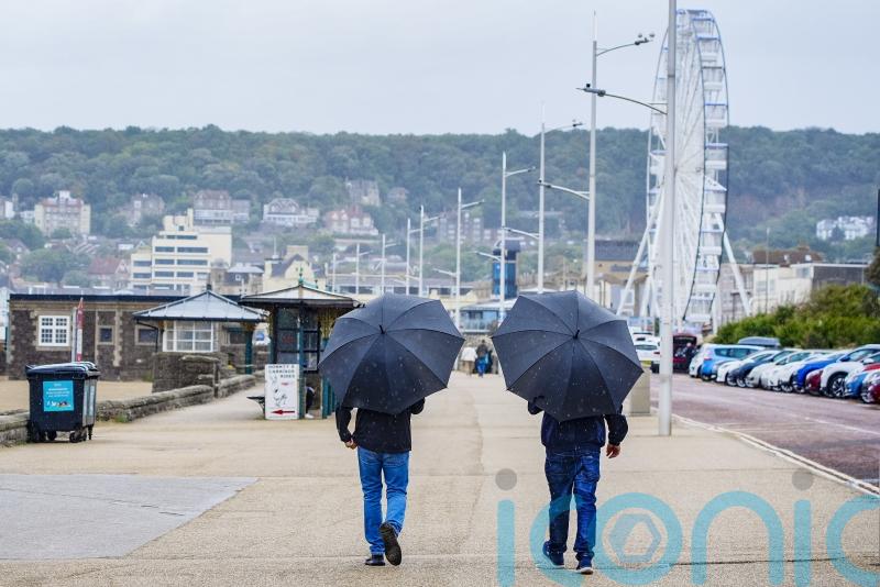 Storm warning after wettest week in England for seven months