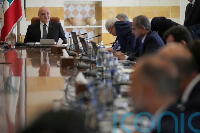 Shia ministers walk out as Lebanon’s Cabinet debates plan to disarm Hezbollah