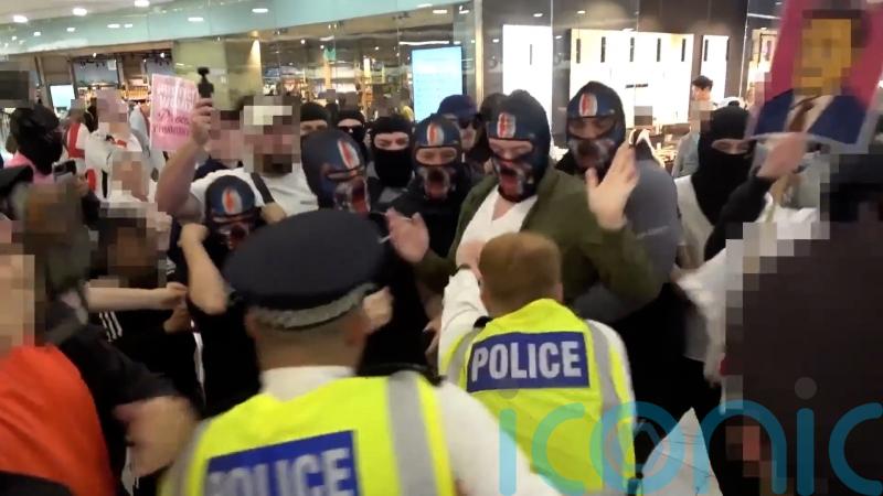 Met Police releases footage of Canary Wharf protest clash amid claims of force