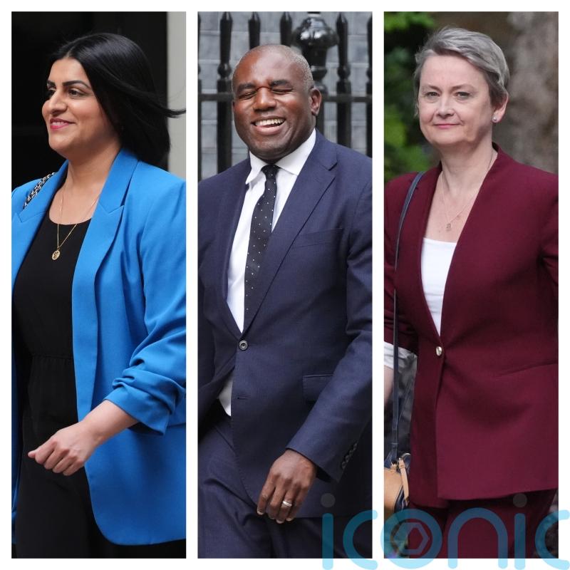 Cabinet reshuffle: All the new appointments in Sir Keir Starmer’s top team