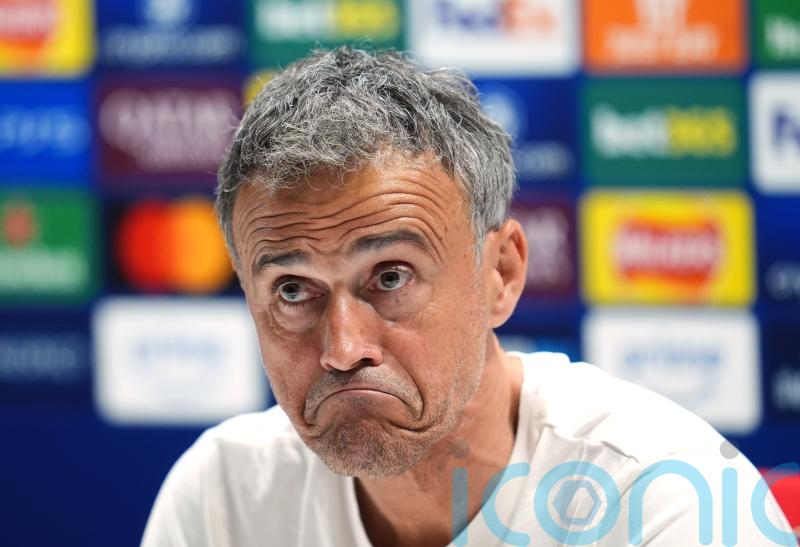 Paris St Germain boss Luis Enrique fractures his collarbone in cycling accident