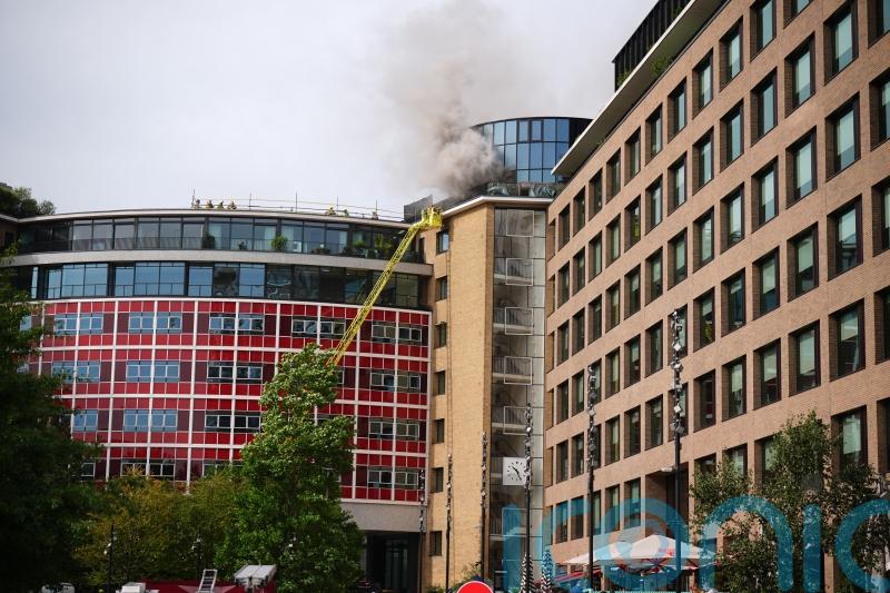 About 22 people evacuated after blaze at BBC’s former HQ Television Centre