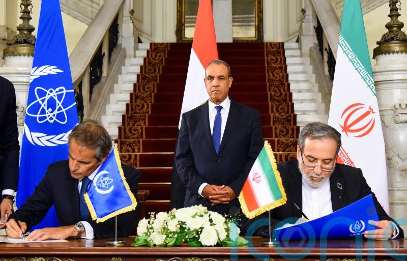 Iran and UN nuclear watchdog sign agreement seeking path to restart co-operation