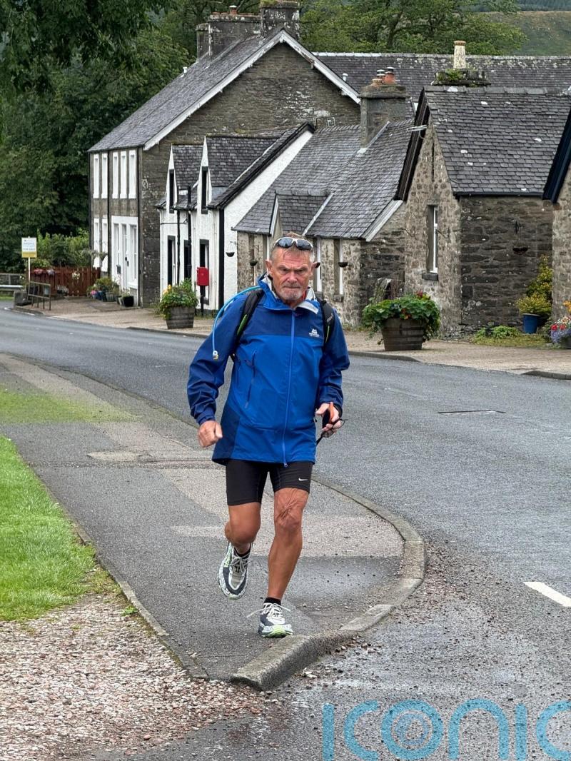 Retired banker running 200 marathons in 200 days reaches Wales