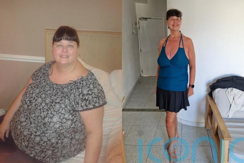 Mother who weighed nearly 27 stone loses more than half her body weight following a house fire and her sister’s death