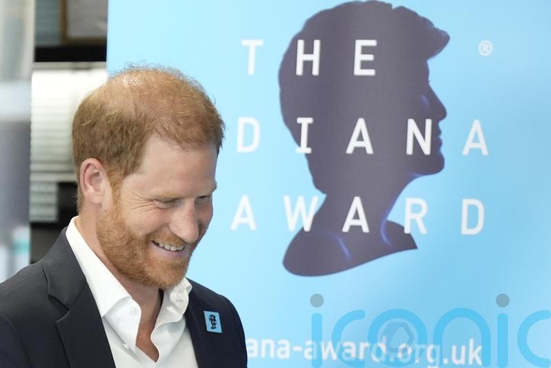 Harry brings UK stay to a close with Diana Award visit day after King reunion