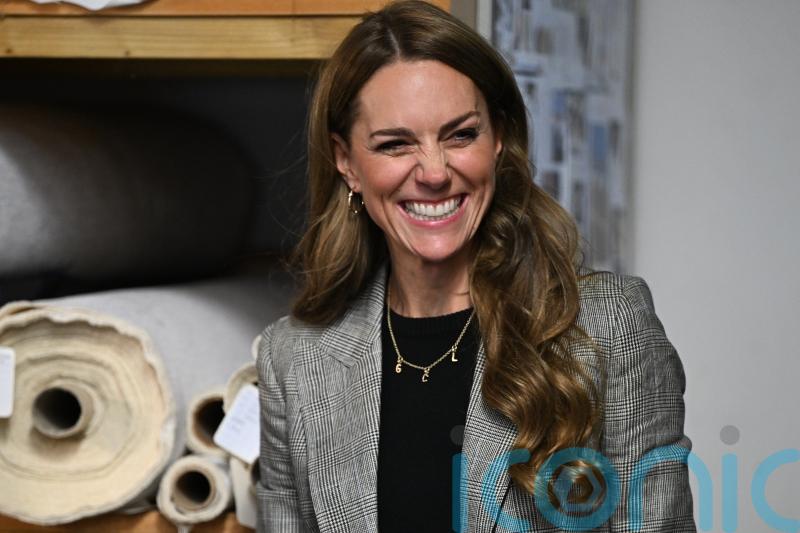 Kate wears necklace bearing initials of her three children