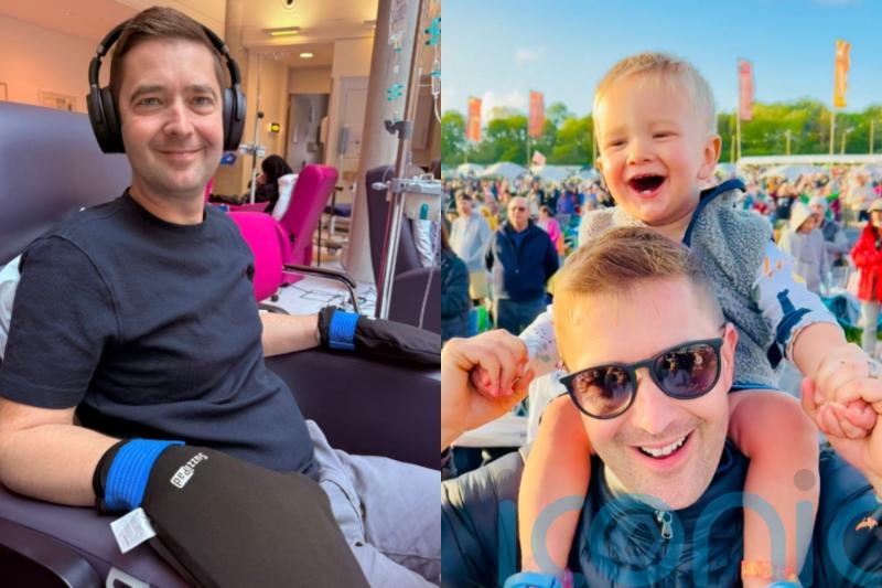 ‘Surely lightning can’t strike twice’ – Dad diagnosed with cancer after wife’s death fundraises for life-saving treatment