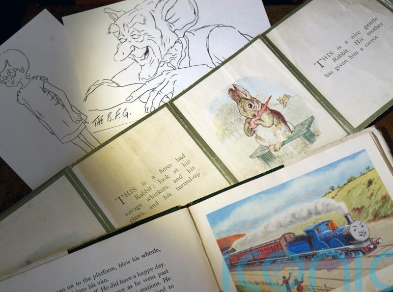 Early versions of Peter Rabbit, Thomas The Tank Engine and The BFG to be sold