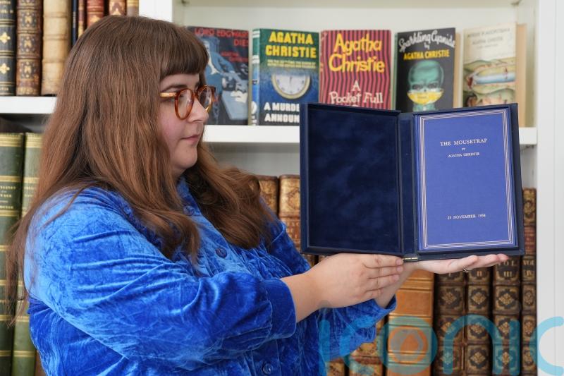 Richard Attenborough’s copy of Agatha Christie’s The Mousetrap up for sale