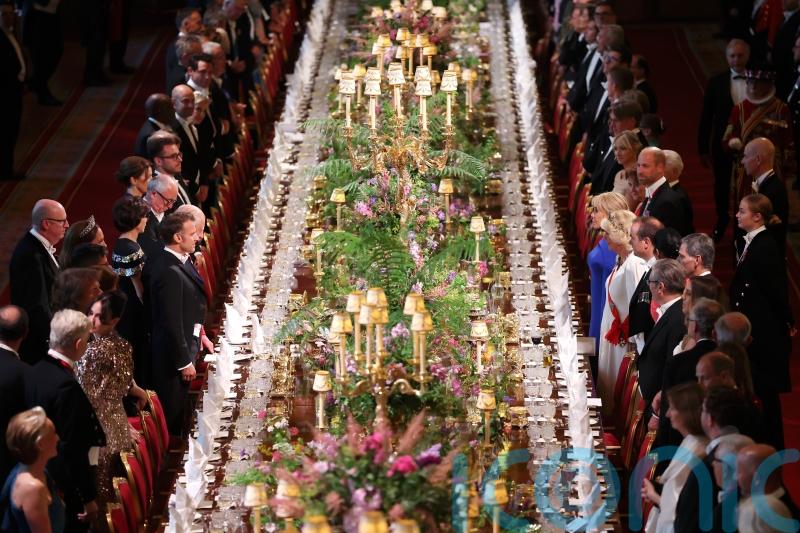 The lavish state banquet being staged for Donald Trump at Windsor