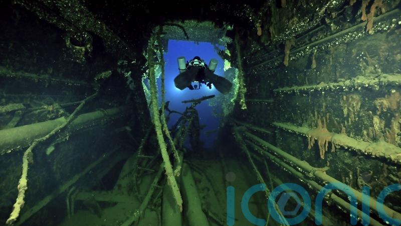 Divers recover artefacts from Titanic’s sister ship Britannic for first time