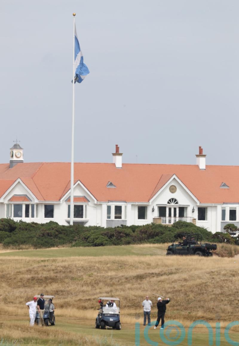 Further arrest over damage at Donald Trump’s golf course in Ayrshire