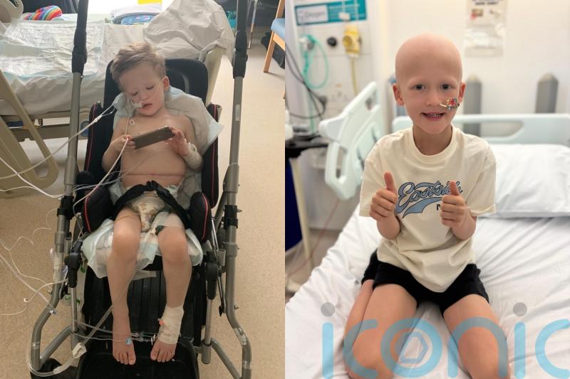 ‘Our boy was diagnosed with cancer after doctors found 2.3kg mass – he has relapsed twice and treatments are limited’