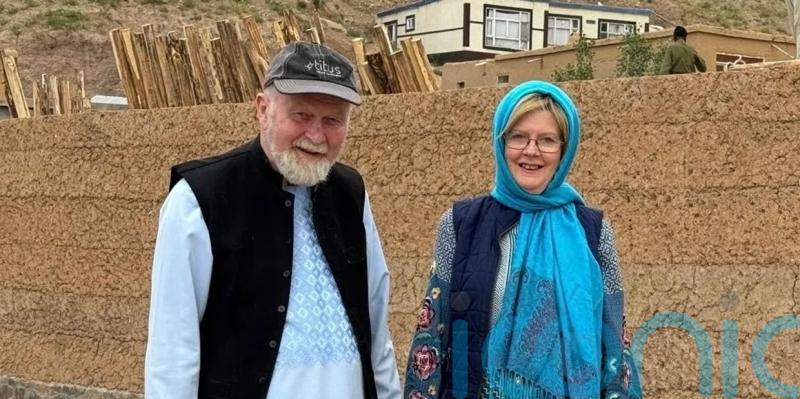 Elderly British couple detained by Taliban for months arrive in UK