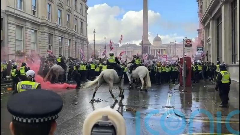 Bid to trace 18 more people over alleged offences on Unite the Kingdom rally day