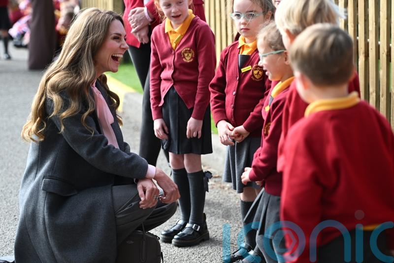 William and Kate show support for families of Southport victims on school visits