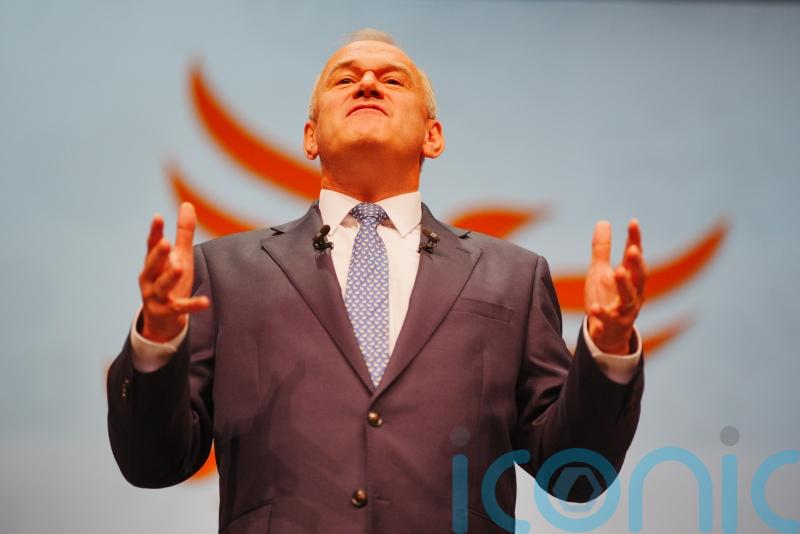 Davey sets goal to overtake Tories and says Farage wants to roll back gun laws
