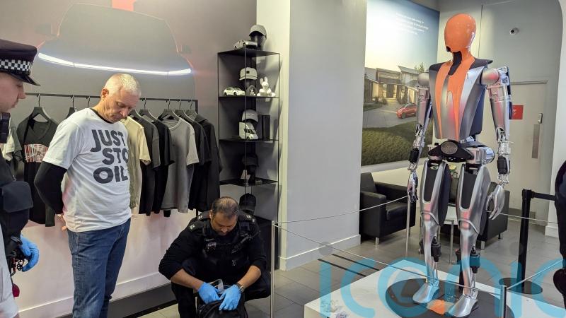 Just Stop Oil protesters guilty after latex poured on Tesla robot