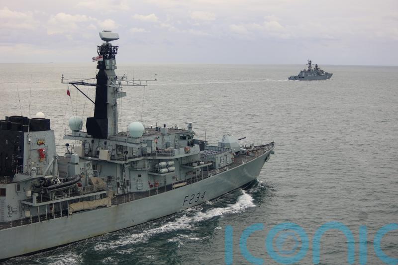 Royal Navy deployed to shadow Russian warship and freighter through British seas