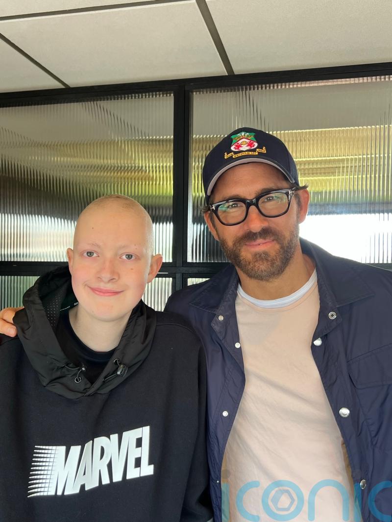 Ryan Reynolds thanks charity for helping teen with cancer who was Wrexham fan