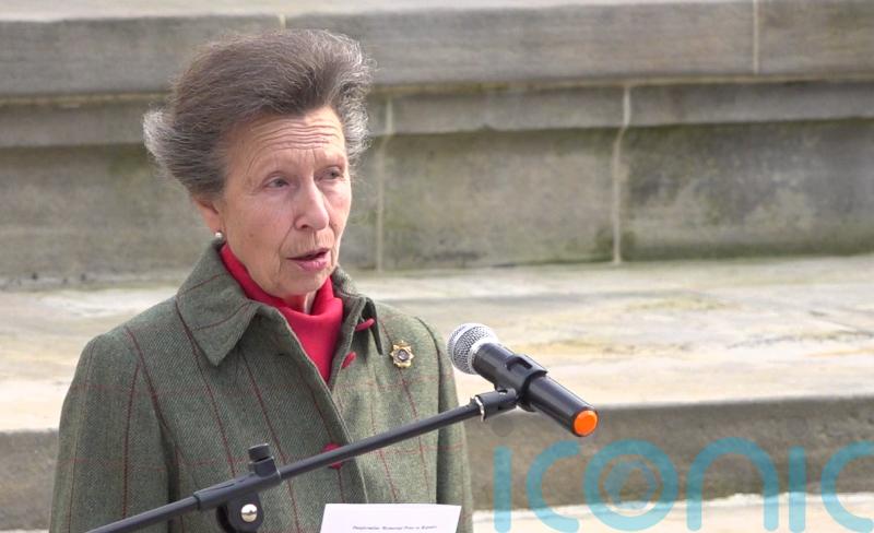 Princess Royal rededicates war cenotaph to those who made ‘ultimate sacrifice’