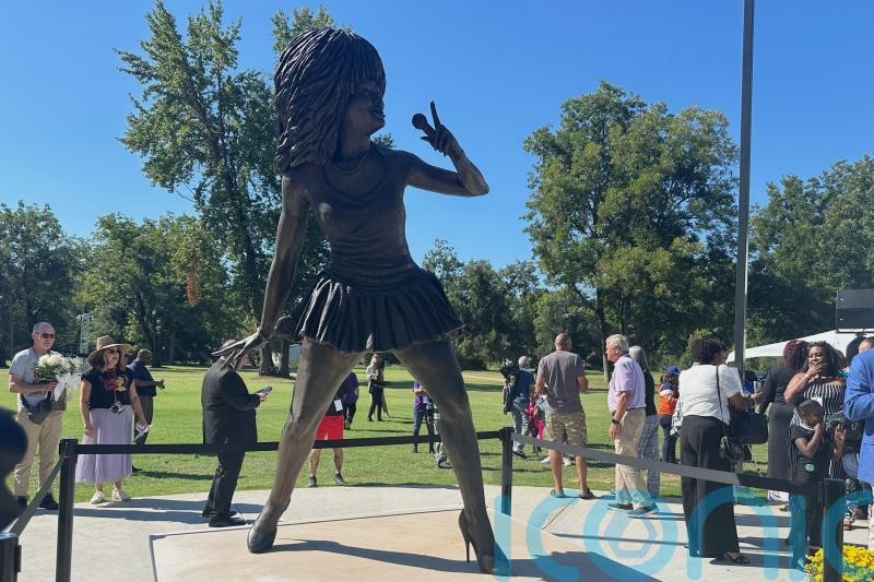 Statue of Tina Turner unveiled in Tennessee community where she grew up