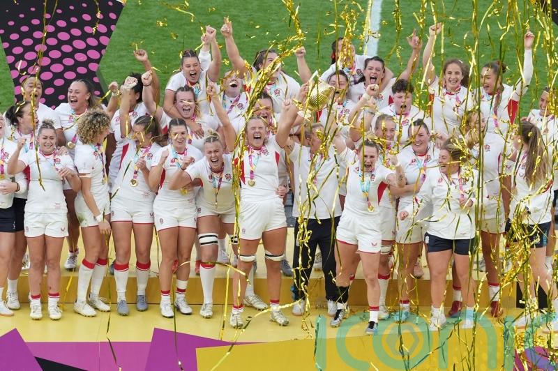 Royals lead congratulations for England’s Women’s Rugby World Cup champions