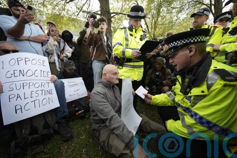 Palestine Action protesters arrested outside Labour conference