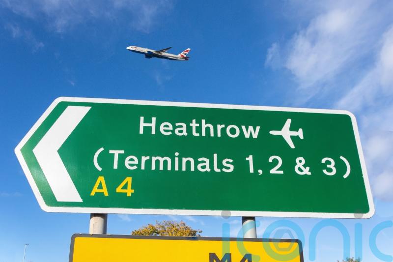 Vehicle destroyed by fire in car park at Heathrow Airport