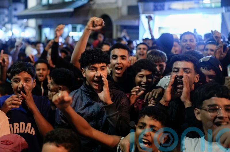 Police van injures protester as anti-government protests turn violent in Morocco