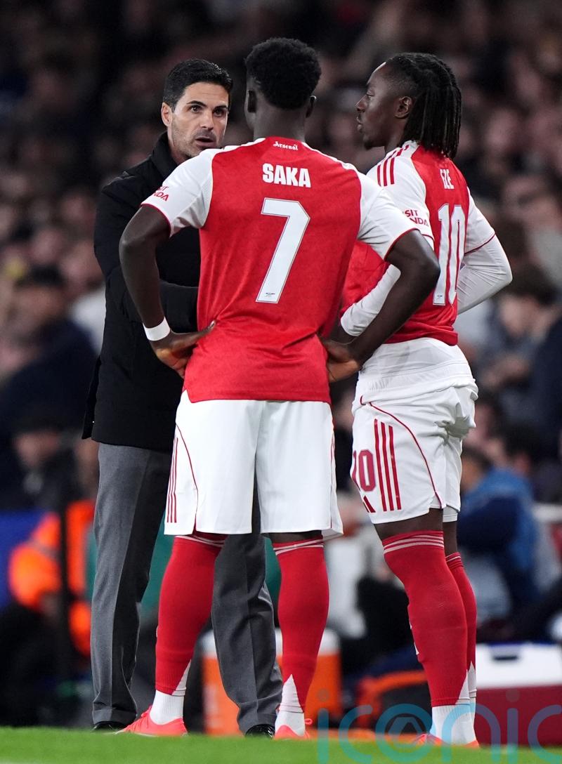 Mikel Arteta hails Arsenal’s squad depth after resting Rice, Eze and Saka