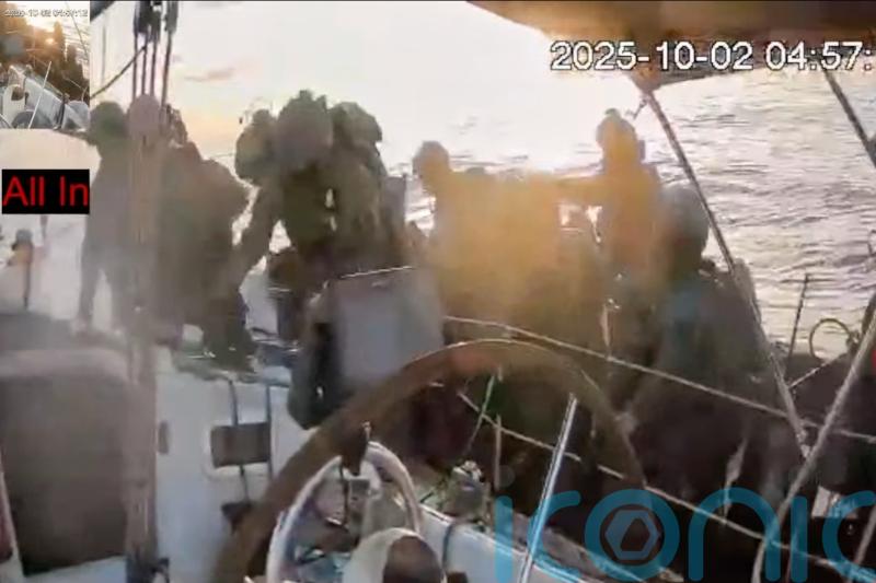 Activists say Israeli navy has intercepted almost half of Gaza aid flotilla