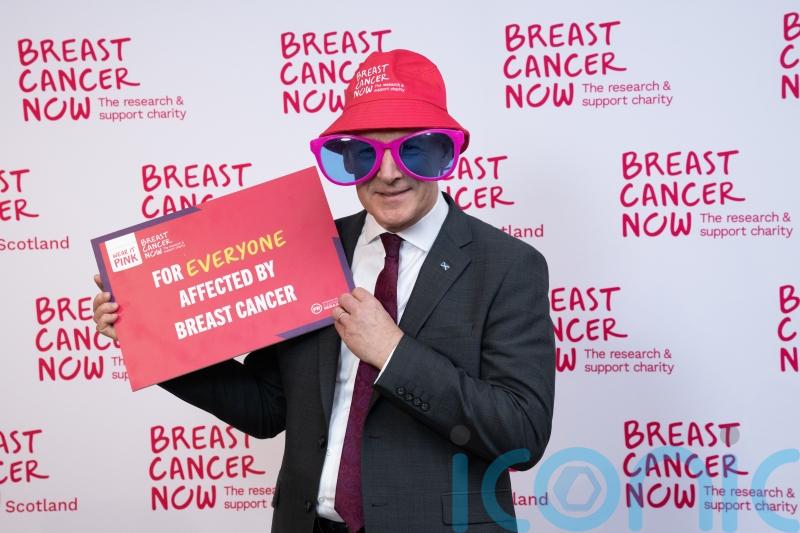 Swinney ‘thinking warmly’ of late MSP Christina McKelvie at Wear It Pink event