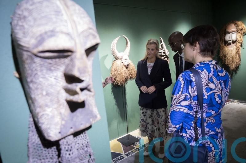 Sophie tackles jungle, turns seamstress and bags gorilla toy on DR Congo visit