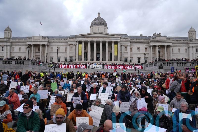 Police arrest scores of protesters over support for banned Palestine Action
