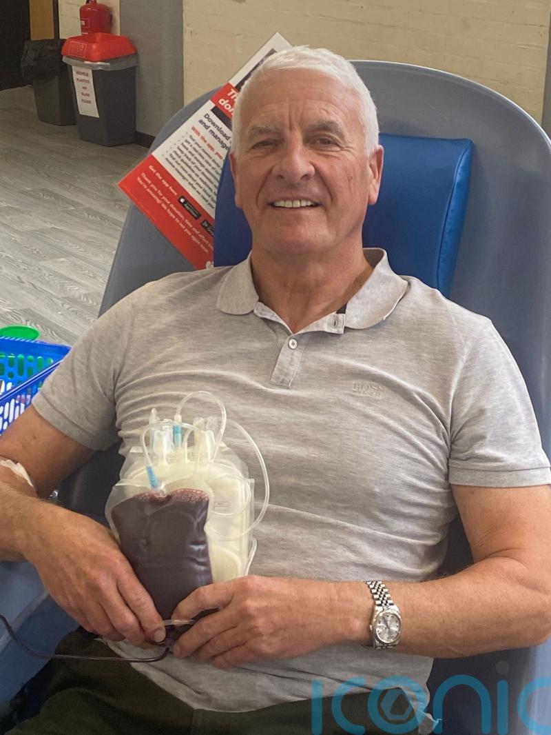 ‘UK’s most prolific blood donor’ urges public to ‘help society’