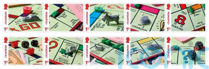Pass go, collect Monopoly stamps