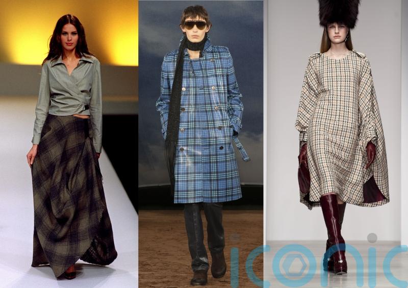 How to wear the tartan trend this season