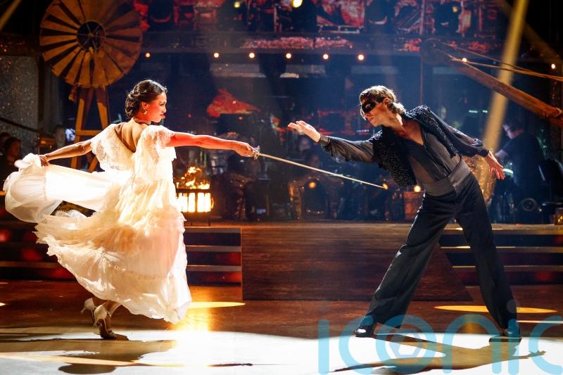 Emmerdale’s Lewis Cope tops Strictly leaderboard after scoring series’ first 10